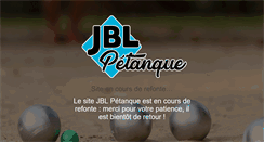 Desktop Screenshot of jblpetanque.com