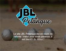 Tablet Screenshot of jblpetanque.com